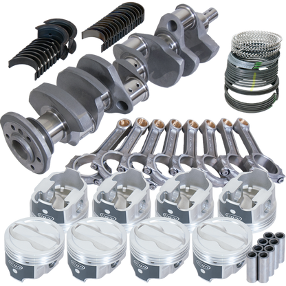 Eagle Chevy LT1 350 1Pc 3.750in Crank 5.700in I-Beam Rods -18cc 4.040in Pistons Rotating Assembly