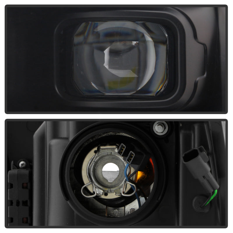 Spyder Dodge Ram 19-20 Halogen Model Projector Headlights Chrome PRO-YD-DR19HALSI-SEQ-BK SPYDER