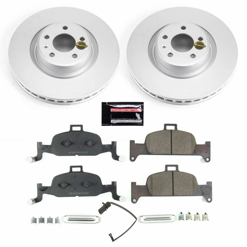 Power Stop 17-19 Audi A4 Front Z23 Evolution Sport Coated Brake Kit PowerStop