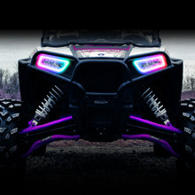 Load image into Gallery viewer, Oracle 14-21 Polaris RZR 900/1000 Turbo Dynamic RGB+A Seq Turn Signal Headlight Halo Kit- ColorSHIFT