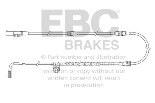 EBC 2005-2006 Land Rover Range Rover Sport 4.4L Front Wear Leads EBC