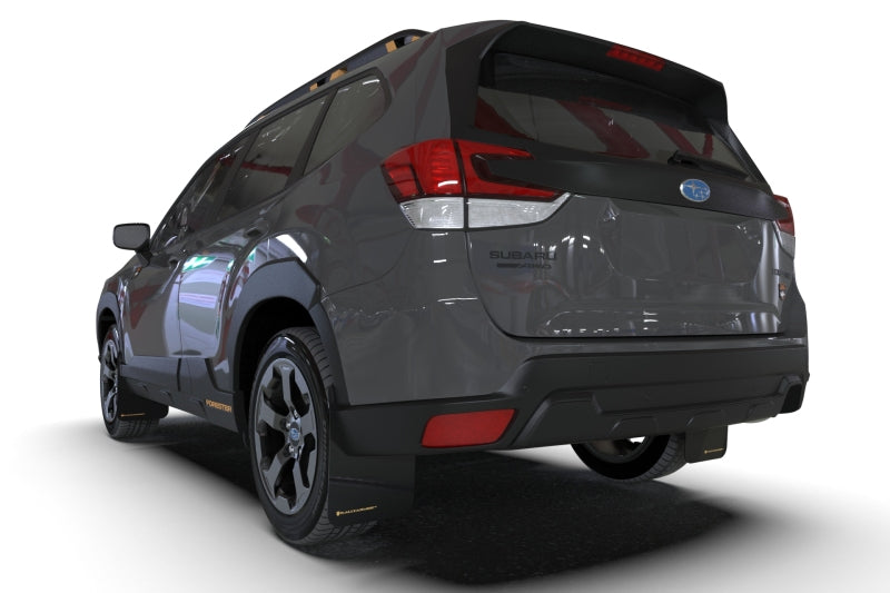 Rally Armor 2022 Subaru Forester (Incl. Wilderness) UR Black Mud Flap w/ Blue Logo