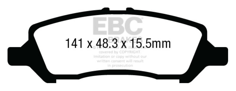 EBC Ultimax2 Rear Brake Pads - UD1647