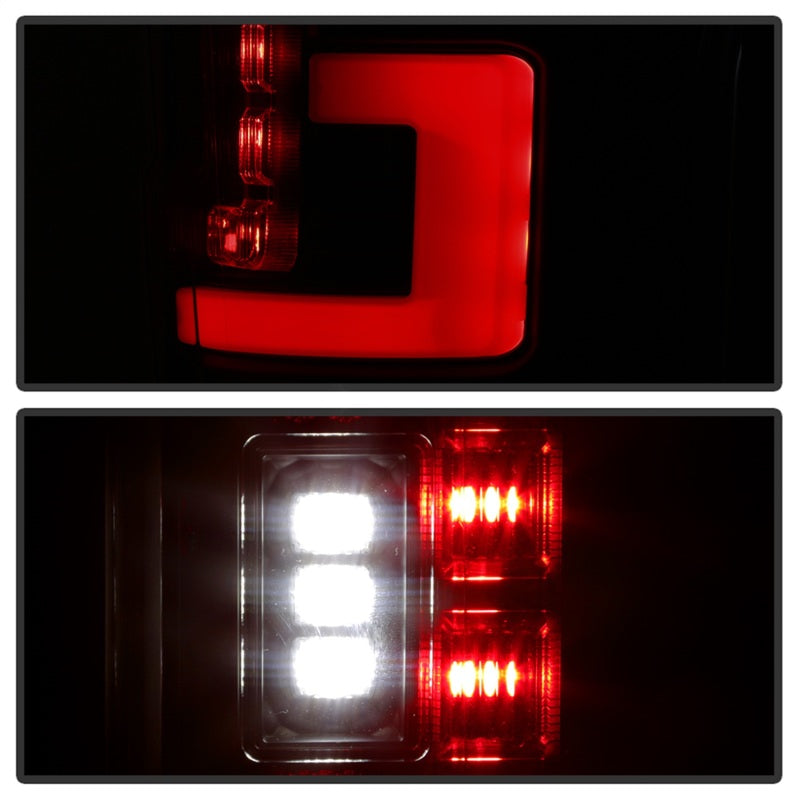 Spyder 17-18 Ford F-250 Super Duty (Excl LED Models) LED Tail Lights - Blk Smk (ALT-YD-FS17-LED-BSM) SPYDER