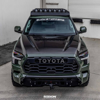 Seibon HD23TYTU-OE OEM-Style Carbon Fiber Hood for 2022–2025 Toyota Tundra & 2023–2025 Toyota Sequoia