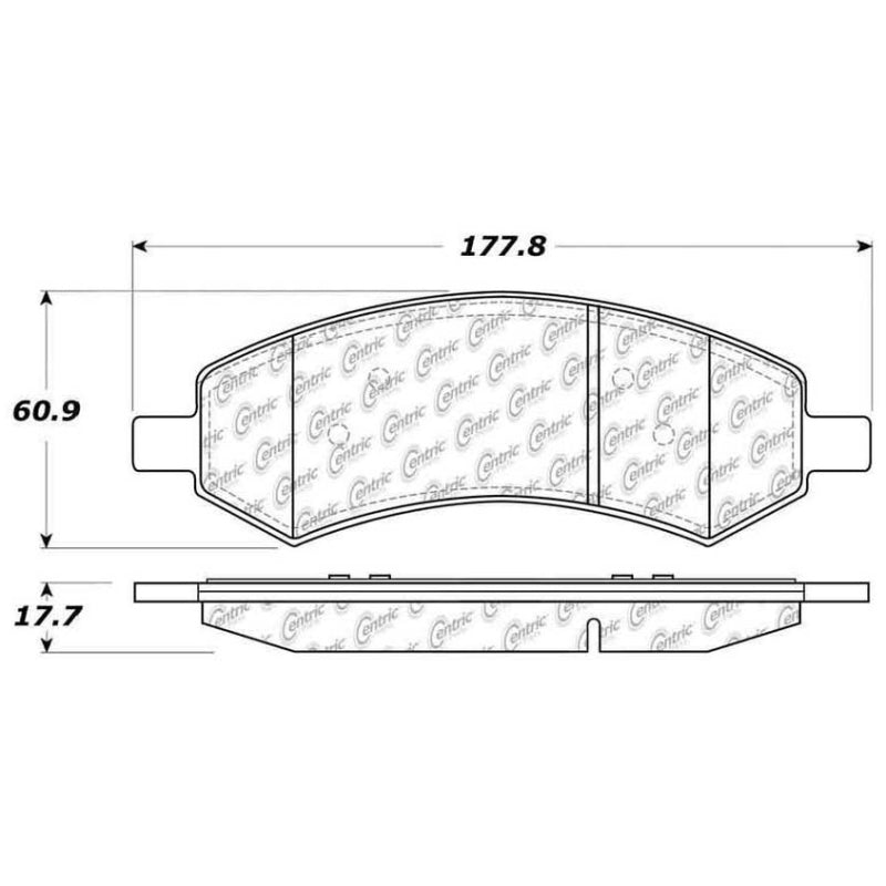 StopTech Premium Ceramic Front Brake Pads - 308.10840