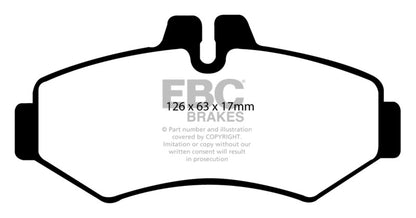 EBC YellowStuff Rear Brake Pads - DP41298R EBC