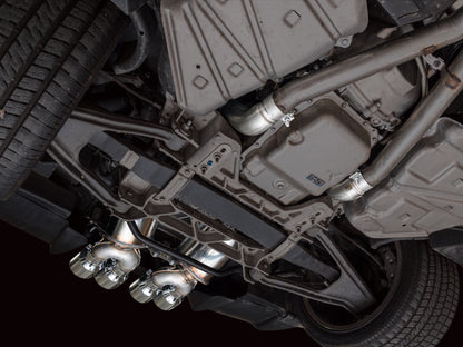 AWE Tuning 05-07 C6 Chevrolet Corvette 6.0L Touring Edition Axleback Exhaust w/ Chrome Silver Tips