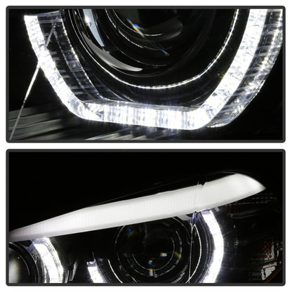 Spyder 07-10 BMW X5 E70 (HID Models Only) Projector Headlights - Black PRO-YD-BMWE7007-AFSHID-BK SPYDER