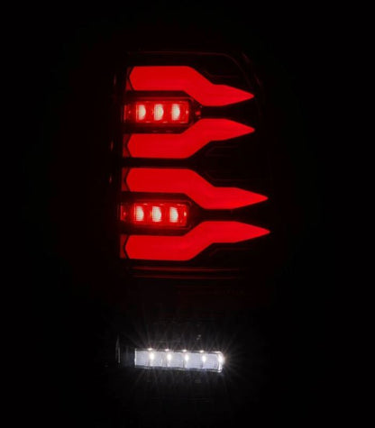 AlphaRex 658001 97-03 Ford F150 / 99-16 Ford F250/F350/F450/F550 LUXX-Series LED Tail Lights - Alpha-Black AlphaRex