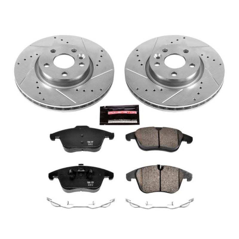Power Stop 11-14 Volvo S60 Front Z23 Evolution Sport Brake Kit PowerStop