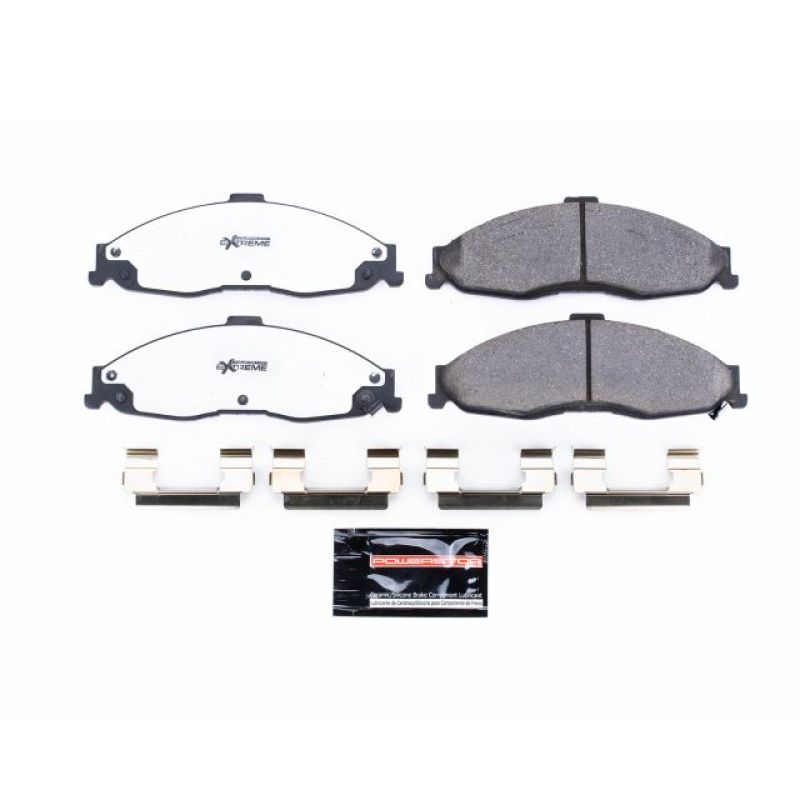 Power Stop 98-02 Chevrolet Camaro Front Z26 Extreme Street Brake Pads w/Hardware PowerStop