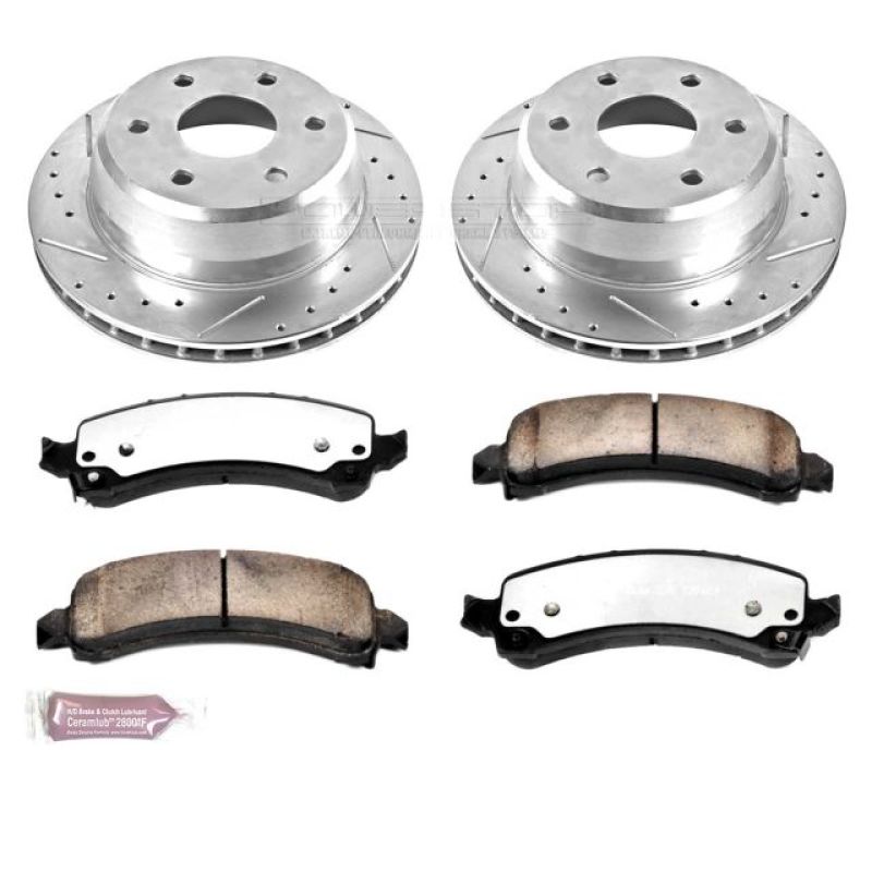 Power Stop 03-06 Cadillac Escalade Rear Z36 Truck & Tow Brake Kit PowerStop