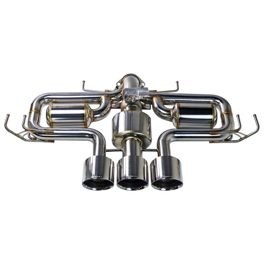 Remark 2023+ Honda Civic Type-R (FL5) Triple Tip Catback Exhaust w/ Triple Tip & Front Pipe Remark