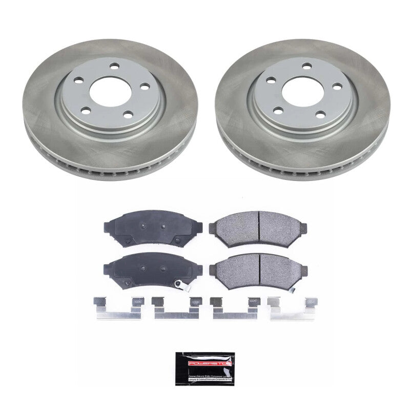 Power Stop 2005 Saturn Relay Front Semi-Coated Rotor Kit PowerStop