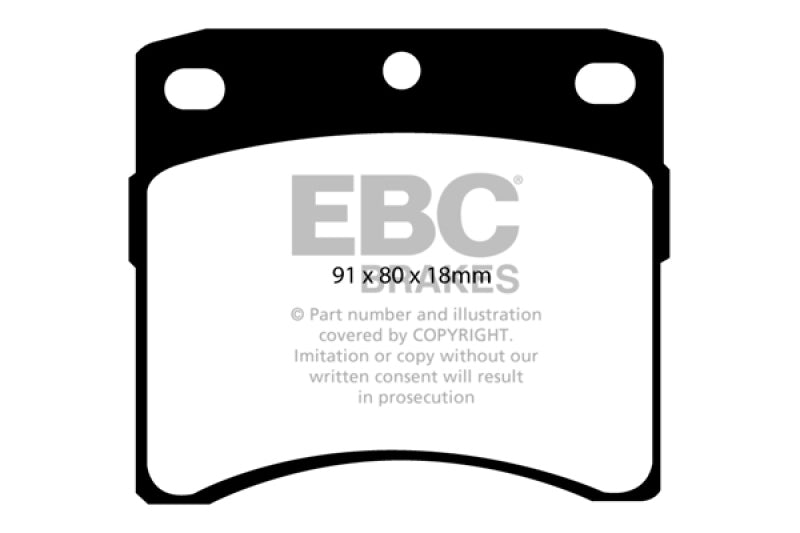 EBC GreenStuff Front Brake Pads - DP6939 EBC
