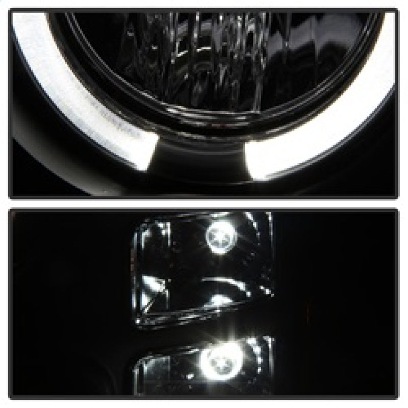 Spyder GMC Sierra 1500/GMC Sierra Denali 08-13 Projector LED Halo- LED Blk PRO-YD-GS07-HL-BK SPYDER