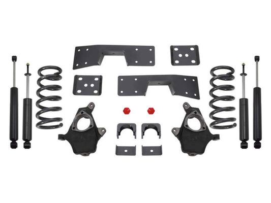 MaxTrac 99-06 GM C1500 2WD V6 3in/5in Lowering Spindle Kit