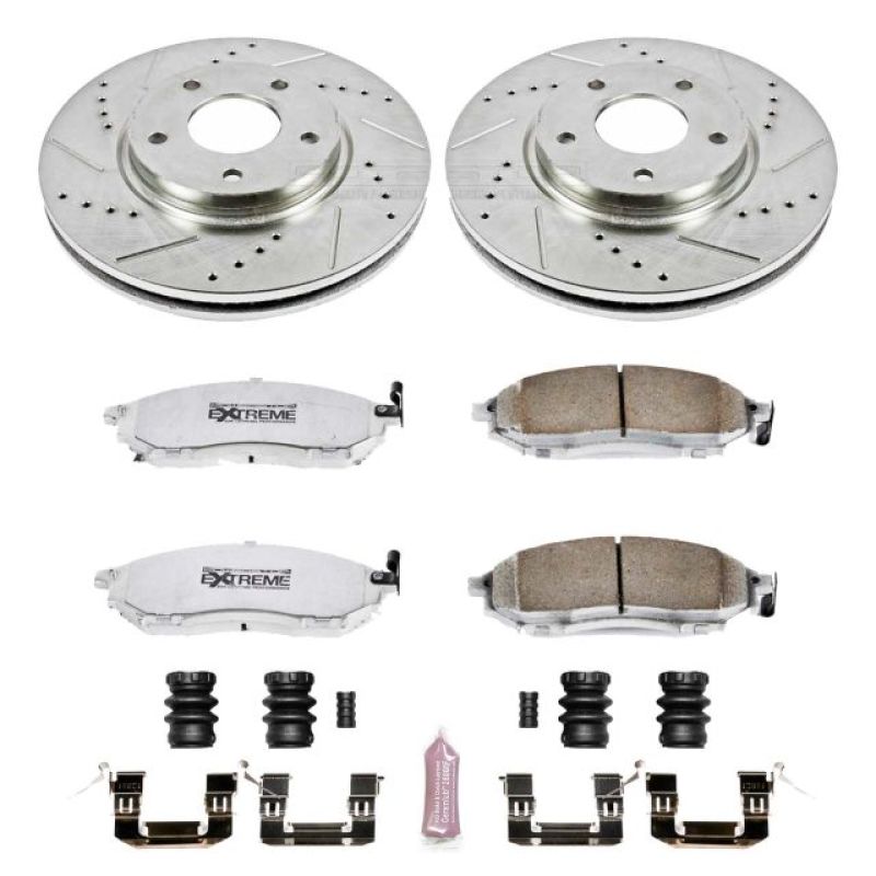 Power Stop 03-04 Infiniti M45 Front Z26 Street Warrior Brake Kit PowerStop