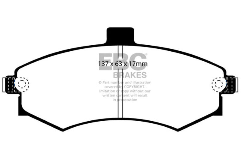 EBC Ultimax2 Front Brake Pads - UD941