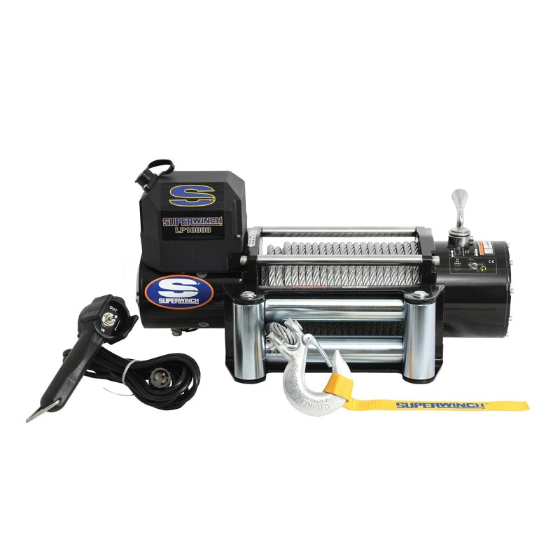 Superwinch 10000 LBS 12V DC 3/8in x 85ft Steel Rope LP10000 Winch