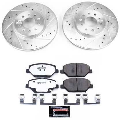 Power Stop 16-18 Buick Envision Front Z26 Street Warrior Brake Kit PowerStop