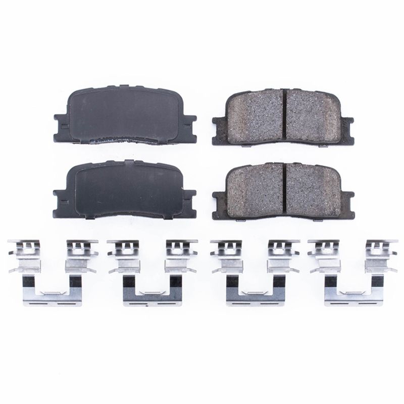 Power Stop 02-03 Lexus ES300 Rear Z17 Evolution Ceramic Brake Pads w/Hardware PowerStop