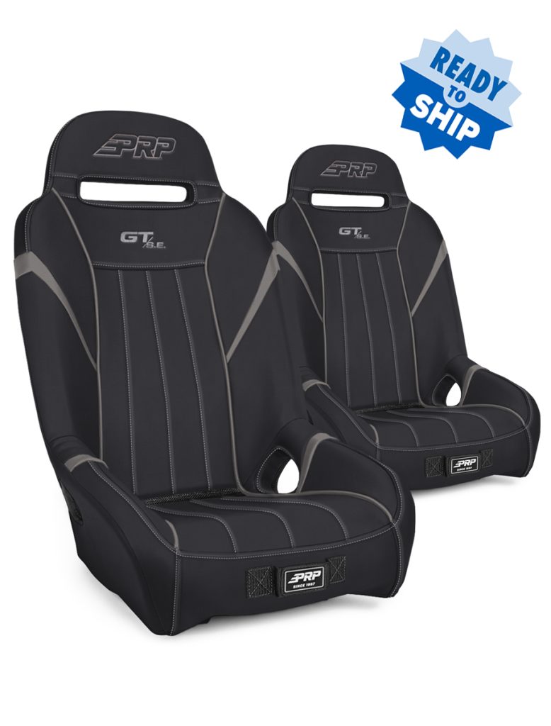 PRP GT/S.E. Suspension Seats Kit for Can-Am Maverick X3 (Pair) - Black & Gray A5701-PORXP-C86-203