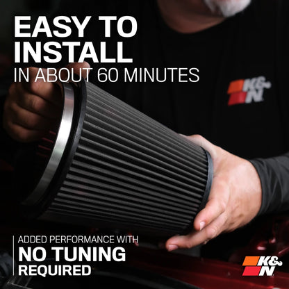 K&N 16-23 Chevrolet Camaro SS 6.2L V8 F/I DRYFLOW Performance Air Intake System