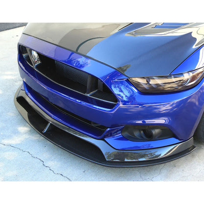 Anderson Composites 15-17 Mustang Carbon Fiber AR Front Chin Splitter AC-FL15FDMU-AR