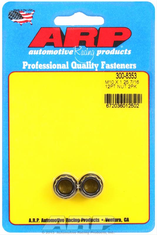 ARP M10 x 1.25 12pt Nut Kit