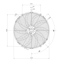 Load image into Gallery viewer, SPAL ELECTRIC FAN 16.00&quot; Electric Fan Puller Style Extreme Performance 2500CFM 10-blade curved style blade