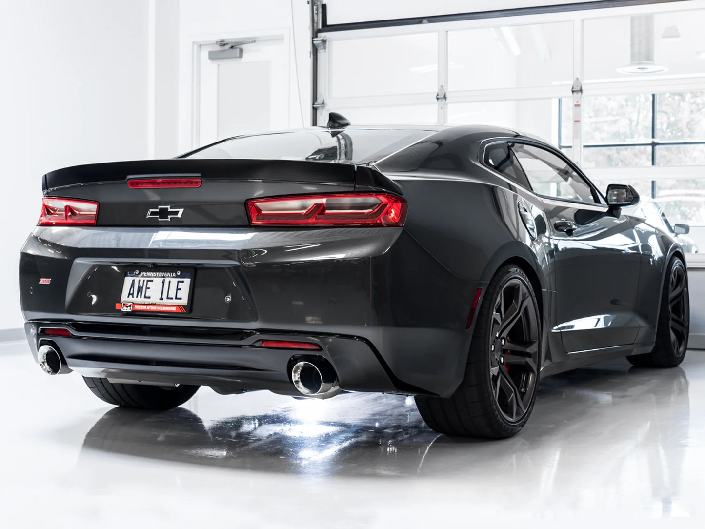 AWE 3015-32103 Touring Edition Axle-Back Exhaust – Chrome Tips | 2016–2024 Camaro SS / LT1
