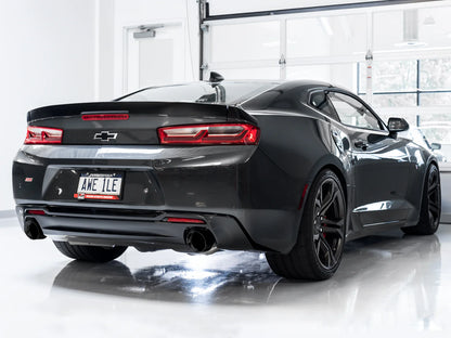 AWE 3015-33103 Touring Edition Axle-Back Exhaust – Diamond Black Tips | 2016–2024 Camaro SS & LT1