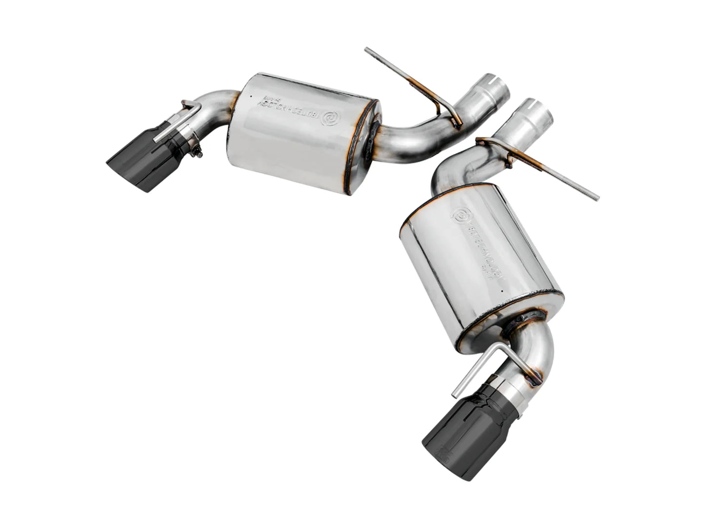 AWE 3015-33103 Touring Edition Axle-Back Exhaust – Diamond Black Tips | 2016–2024 Camaro SS & LT1