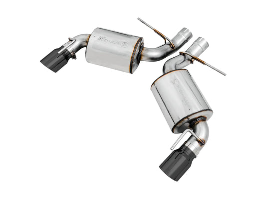 AWE 3015-33103 Touring Edition Axle-Back Exhaust – Diamond Black Tips | 2016–2024 Camaro SS & LT1