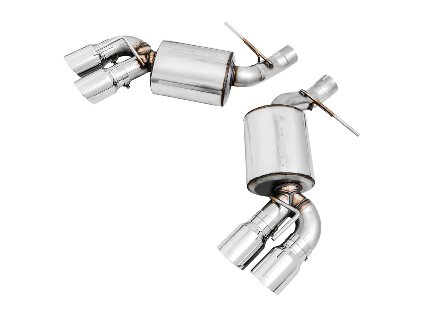 AWE 3015-42093 Touring Edition Axle-Back – Chrome Quad Tips | 2016–2024 Camaro SS / ZL1 / LT1