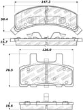 StopTech Premium Ceramic Front Brake Pads - 308.03690