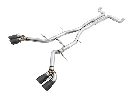 AWE 3020-43074 Track Edition Cat-Back Exhaust – Diamond Black Quad Tips | 2016–2024 Camaro SS / ZL1 / LT1