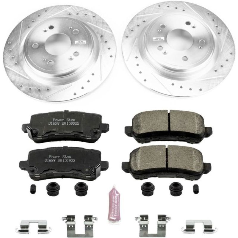 Power Stop 14-19 Acura RLX Rear Z23 Evolution Sport Brake Kit PowerStop