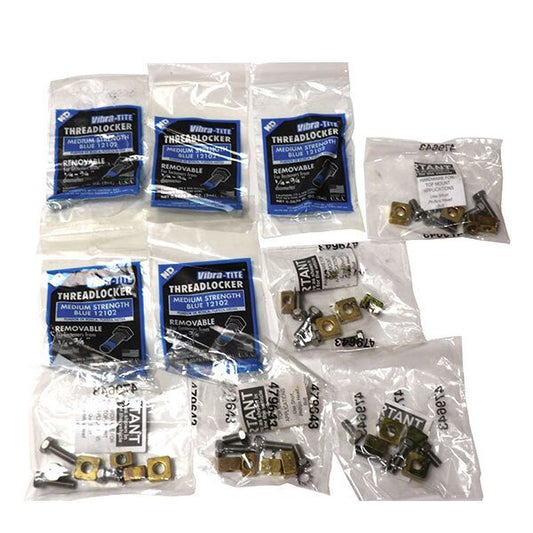 Yuasa Brass Nut & Bolt Set 20mm &12mm (5 Pack) Battery Accessory - PACK479643