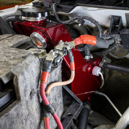 Wehrli 13-18 Dodge 6.7L Cummins OEM Placement Coolant Tank Kit - Candy Red - WCF100628-CR