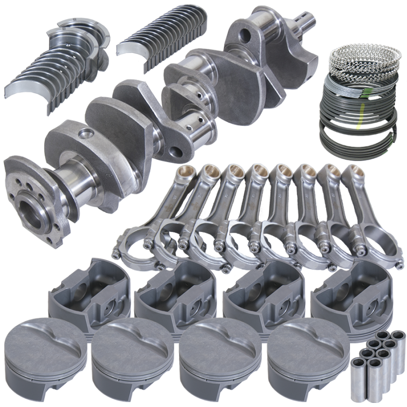 Eagle Chevy 350 3.750in Crank 6.000in I-Beam Rods -5cc Flat Top 4.030in Pistons Rotating Assembly