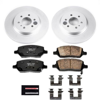 Power Stop 14-17 Mobility Ventures MV-1 Rear Z17 Evolution Geomet Coated Brake Kit PowerStop