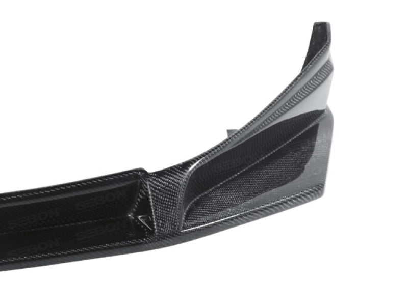 SeibonSR-style carbon fiber front lip for 2009-2012 Nissan 370Z - FL0910NS370-SR