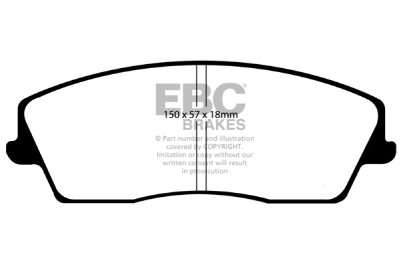 EBC Ultimax2 Front Brake Pads - UD1056 EBC