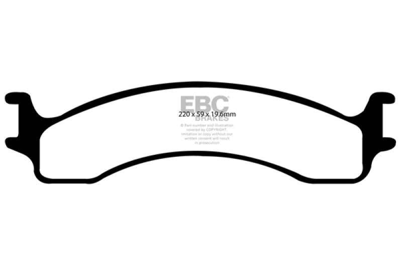 EBC YellowStuff Front Brake Pads - DP41307R EBC