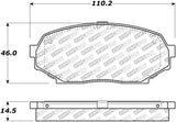 StopTech Street Disc Brake Pads - 305.05250