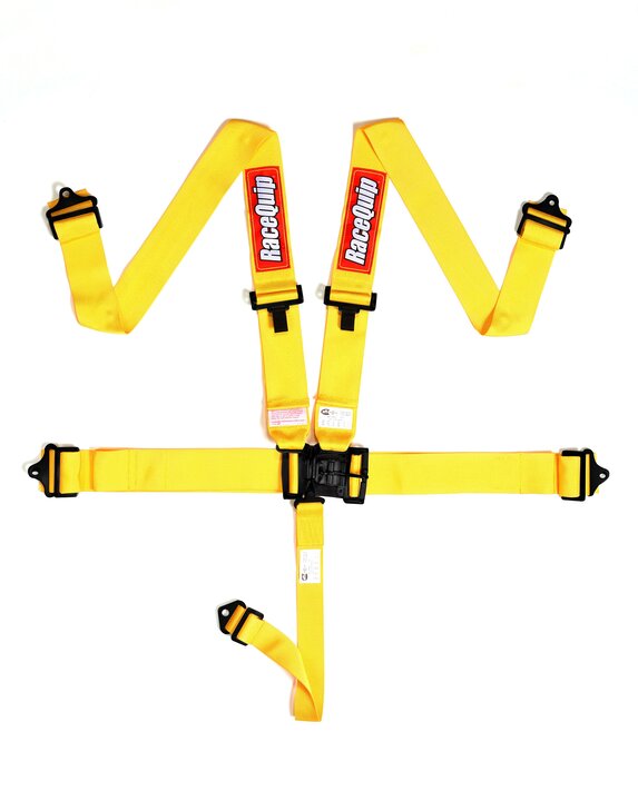 RaceQuip Yellow L & L 5pt Seat Belt Racequip