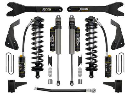 ICON 08-10 Ford F250/F350 4-5.5in Stage 4 Coilover Conversion System w/ Radius Arms